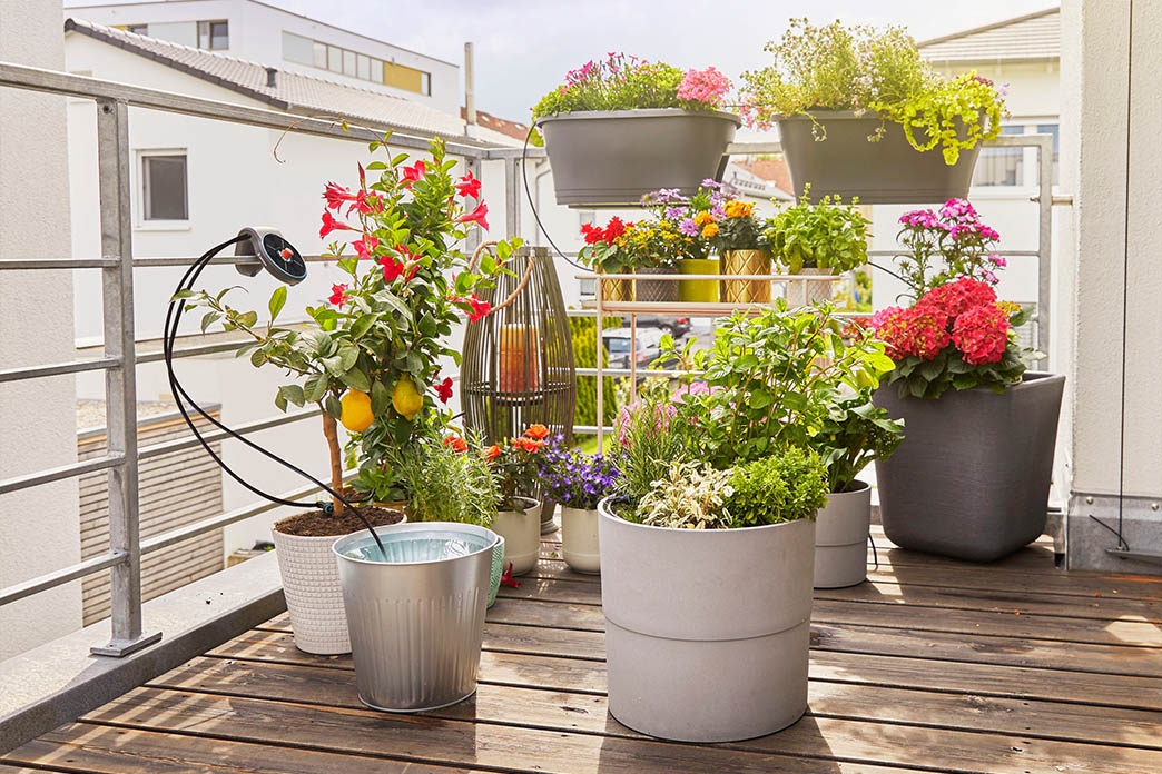 AquaBloom napelemes csepegtető szivattyú a Gardenától